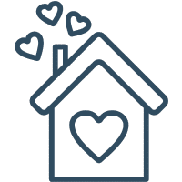 house with heart