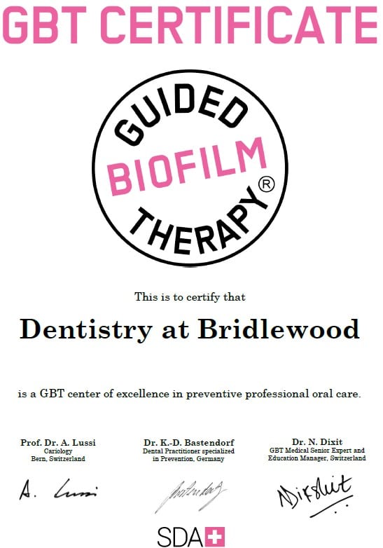 Guided Biofilm Therapy Certified Practice - Dentistry at Bridlewood